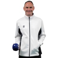 Taylor Gents White Grey Black Softshell Jacket